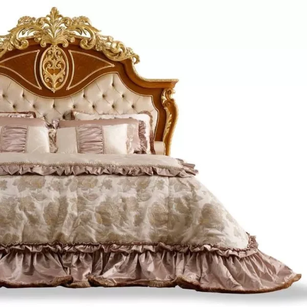 Classic Tufted And Crowned Headboard - Image 2