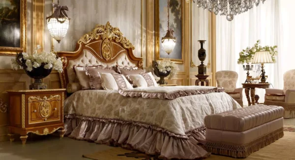Classic Tufted And Crowned Headboard - Image 3