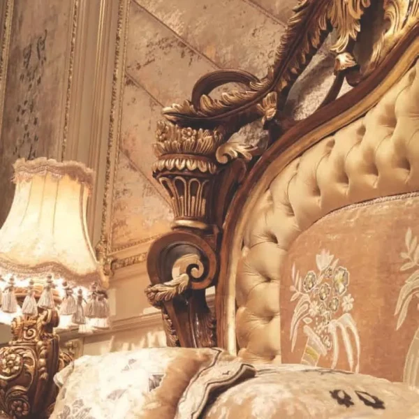 Empire Hand Carved Bed - Image 2