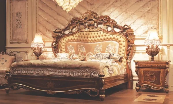 Empire Hand Carved Bed